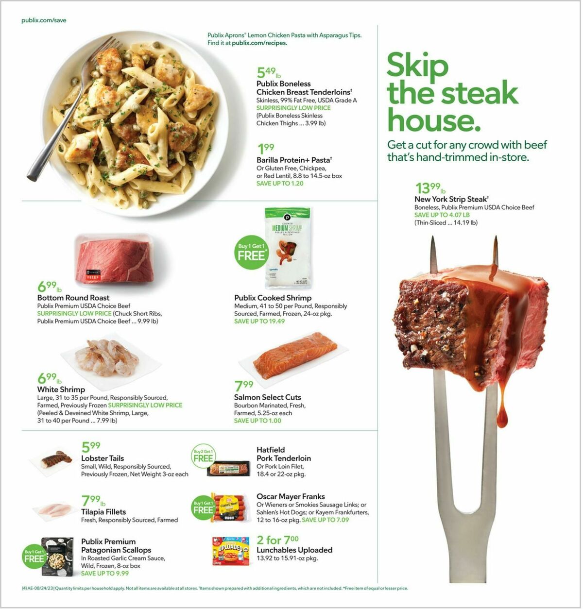 Publix Weekly Ad from August 23