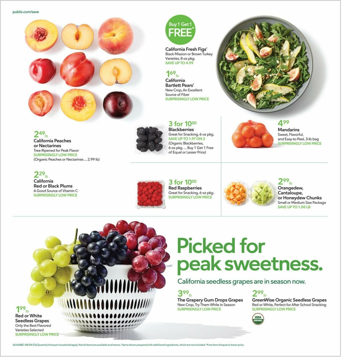 Publix Weekly Ad from August 23