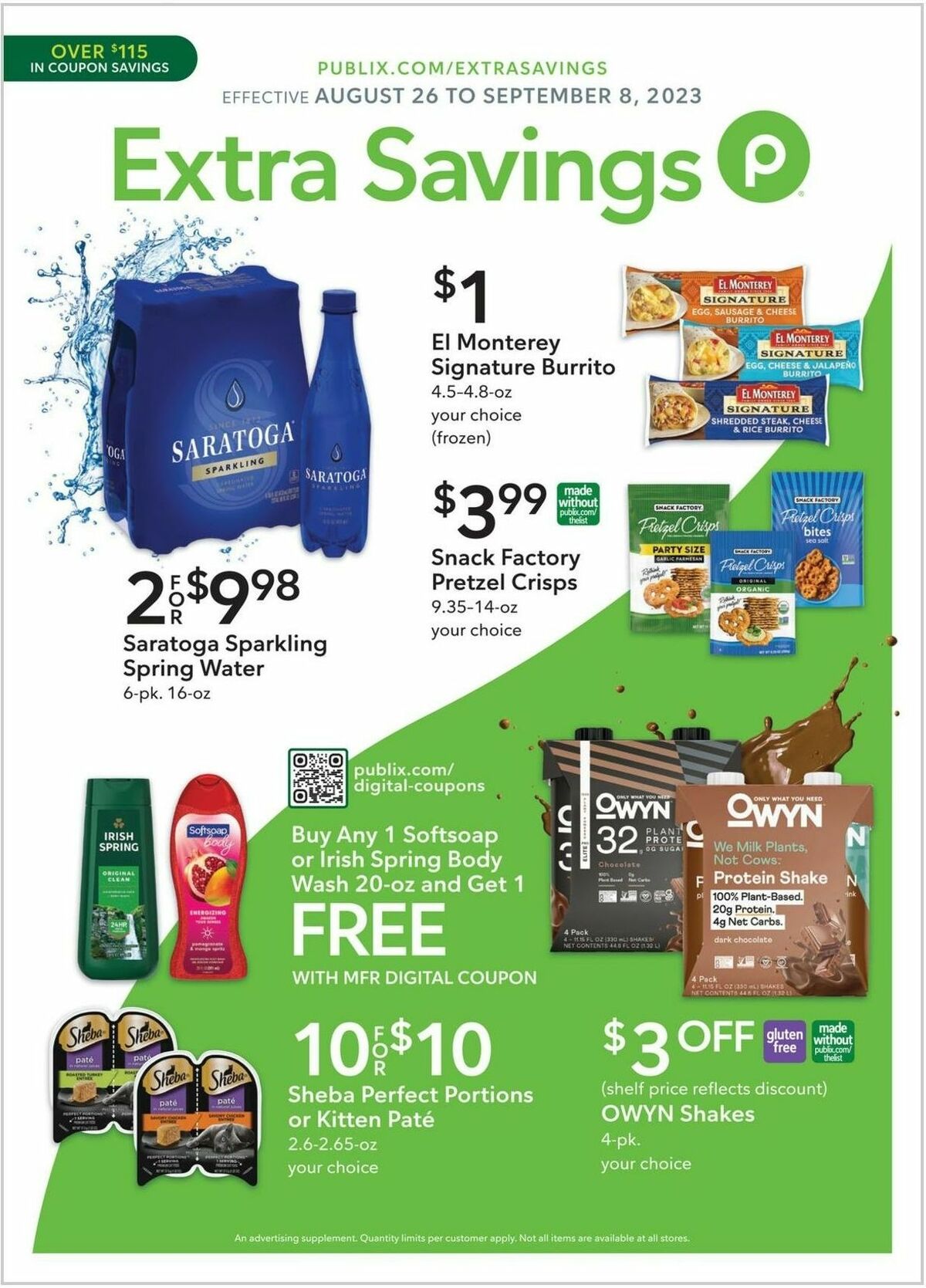 Publix Extra Savings Weekly Ad from August 26