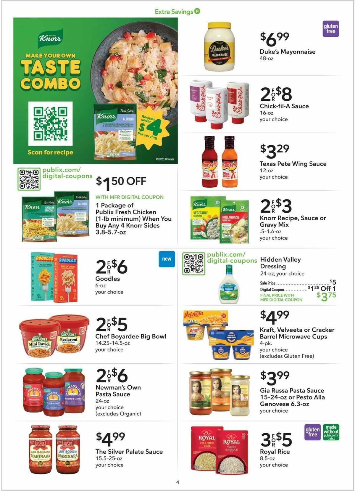 Publix Extra Savings Weekly Ad from August 26