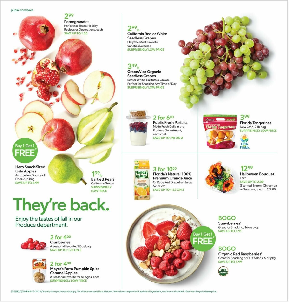 Publix Weekly Ad from October 18