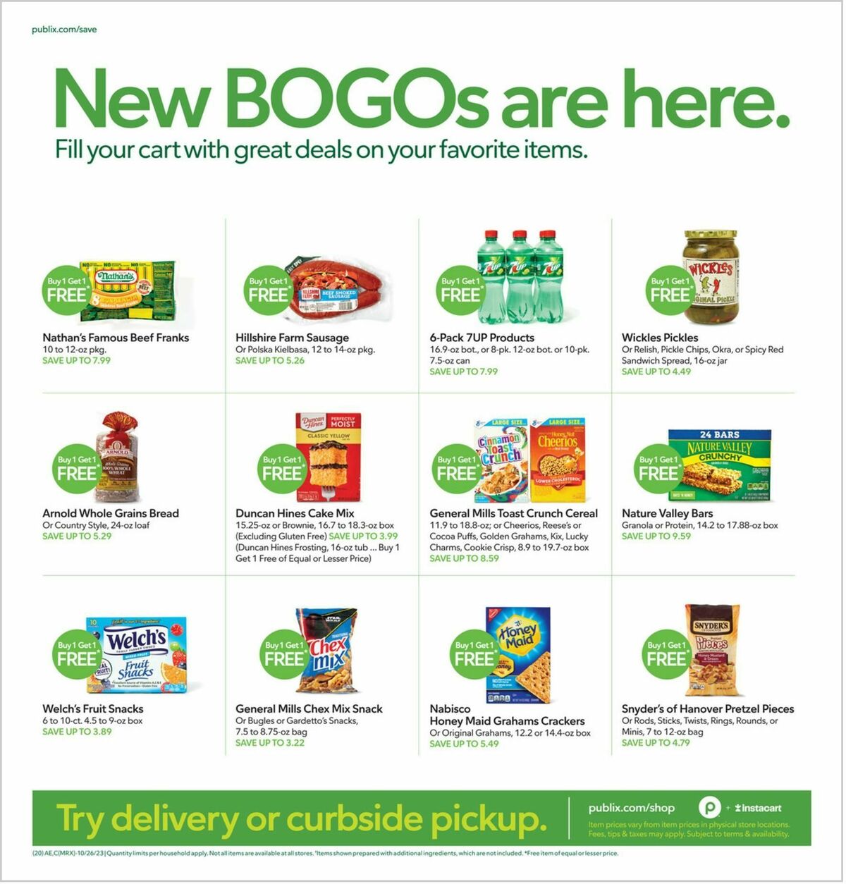 Publix Weekly Ad from October 25