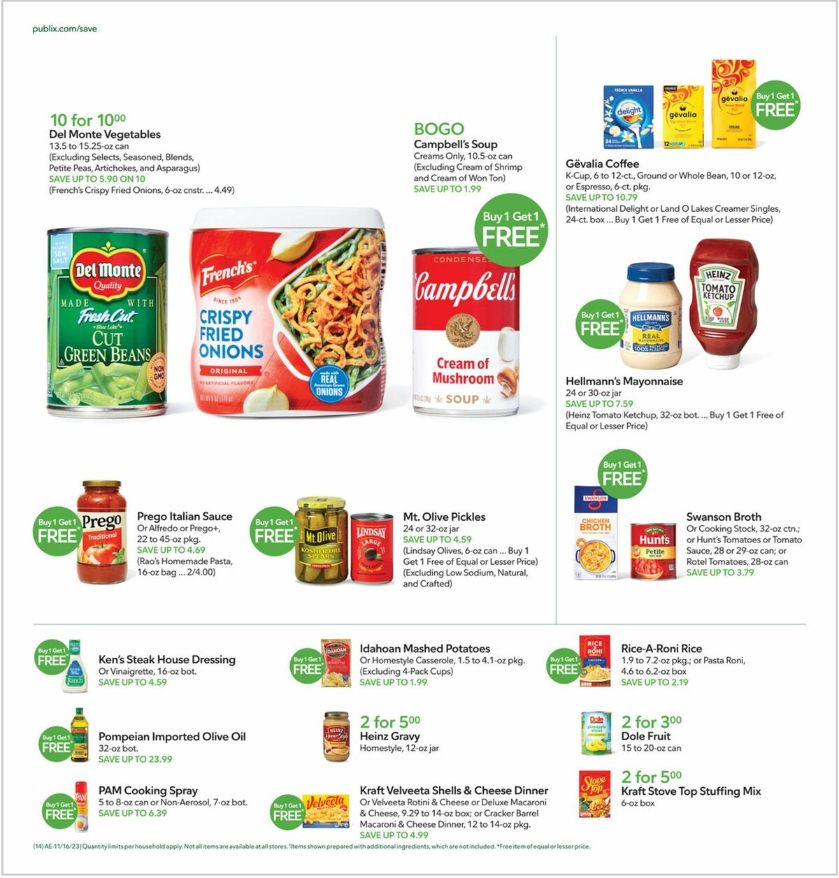 Publix Weekly Ad from November 15