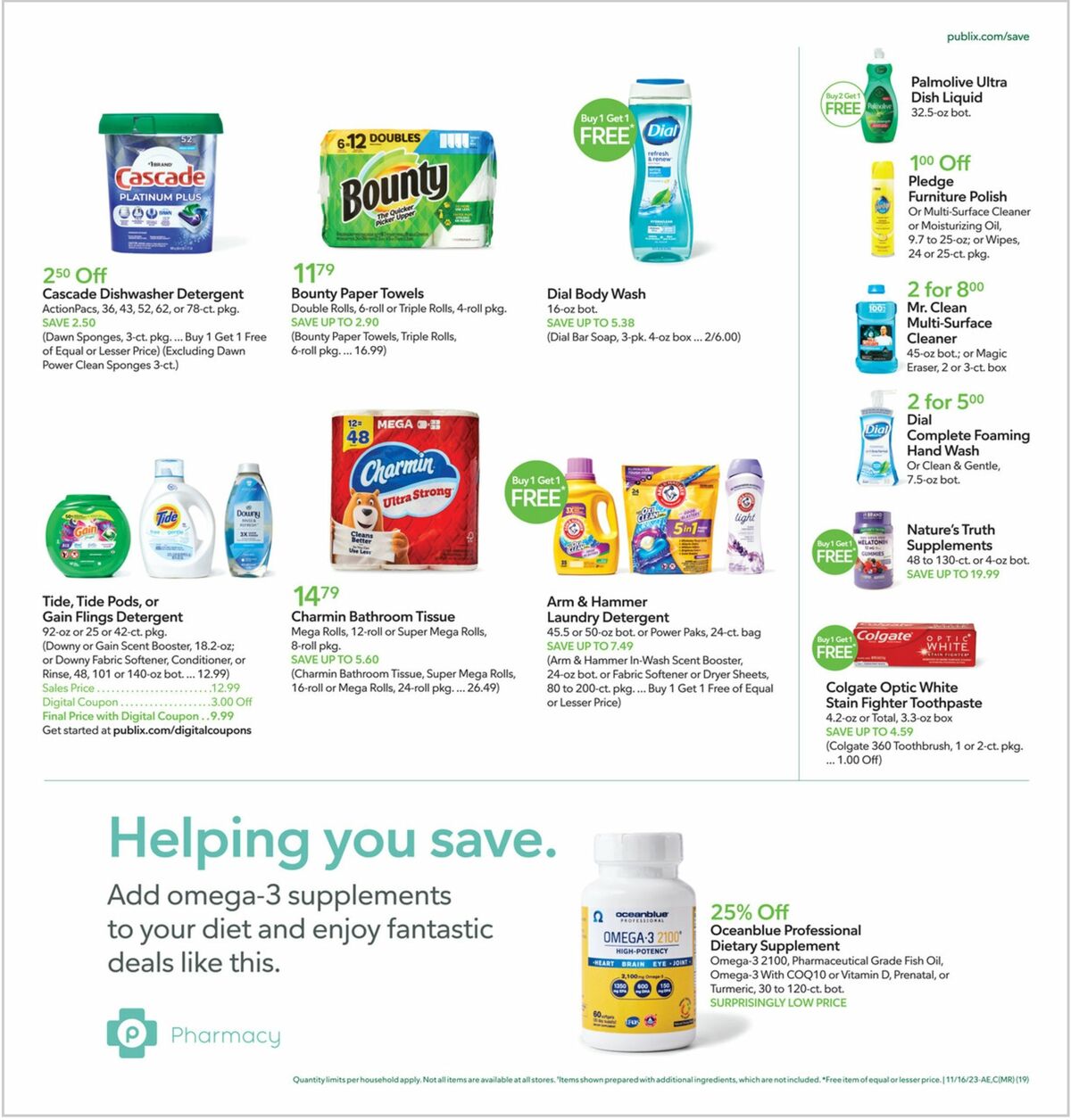 Publix Weekly Ad from November 15