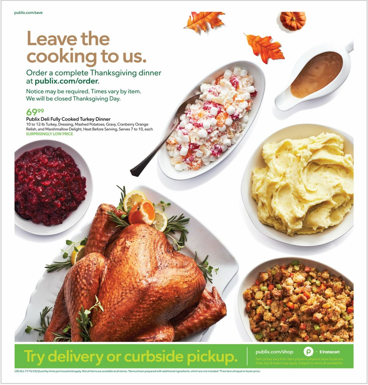 Publix Weekly Ad from November 15