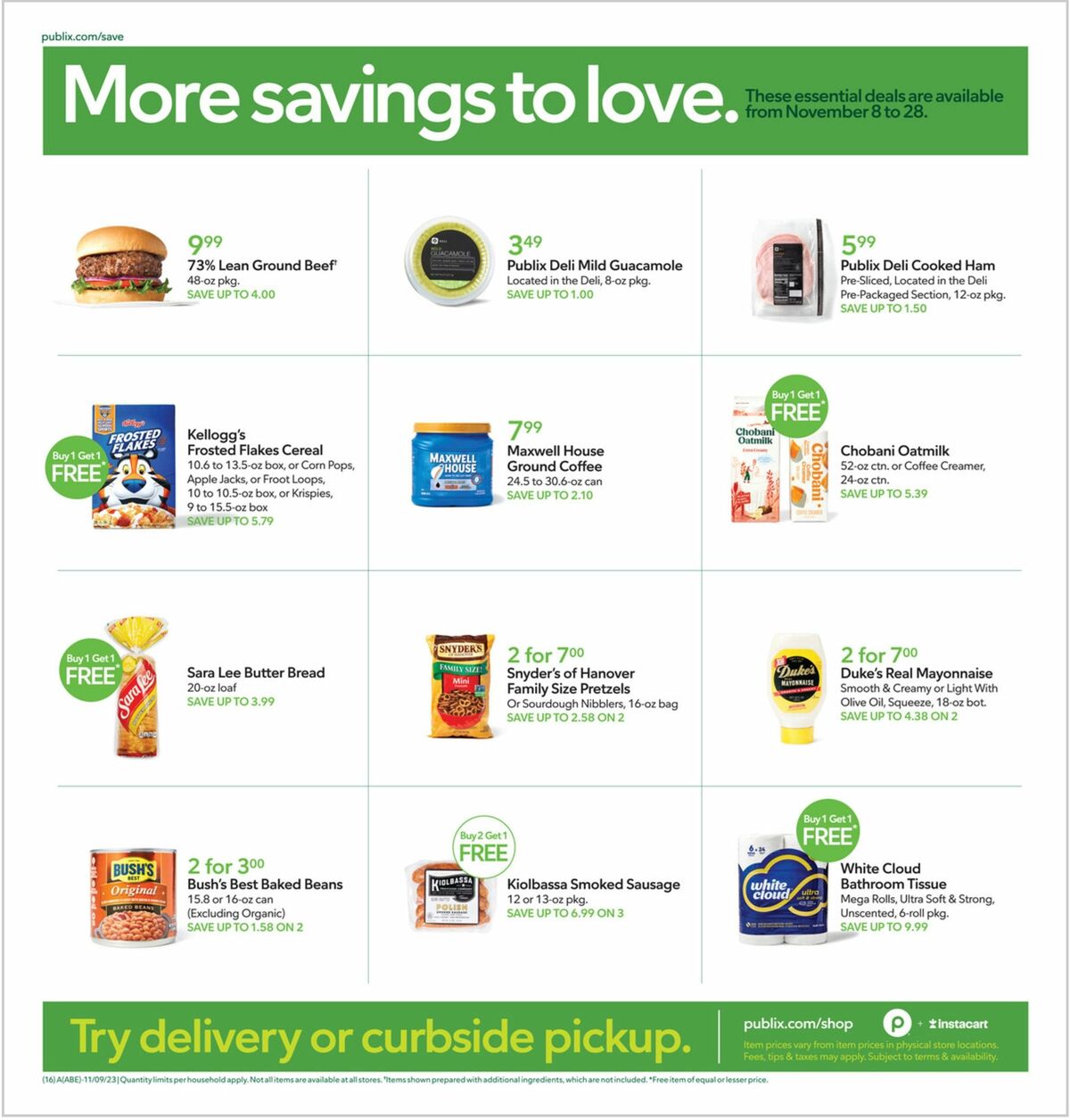 Publix Weekly Ad from November 15