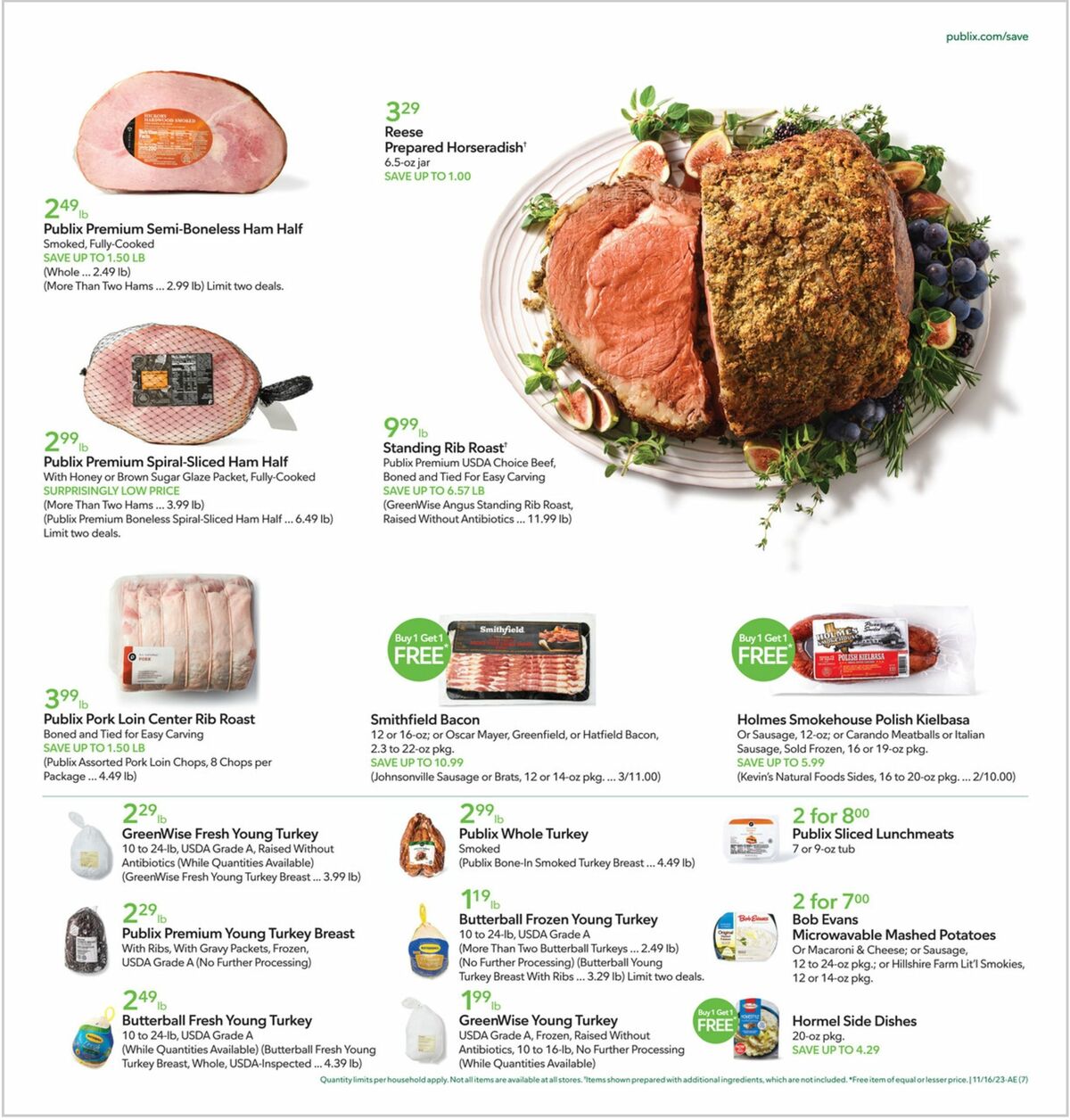 Publix Weekly Ad from November 15