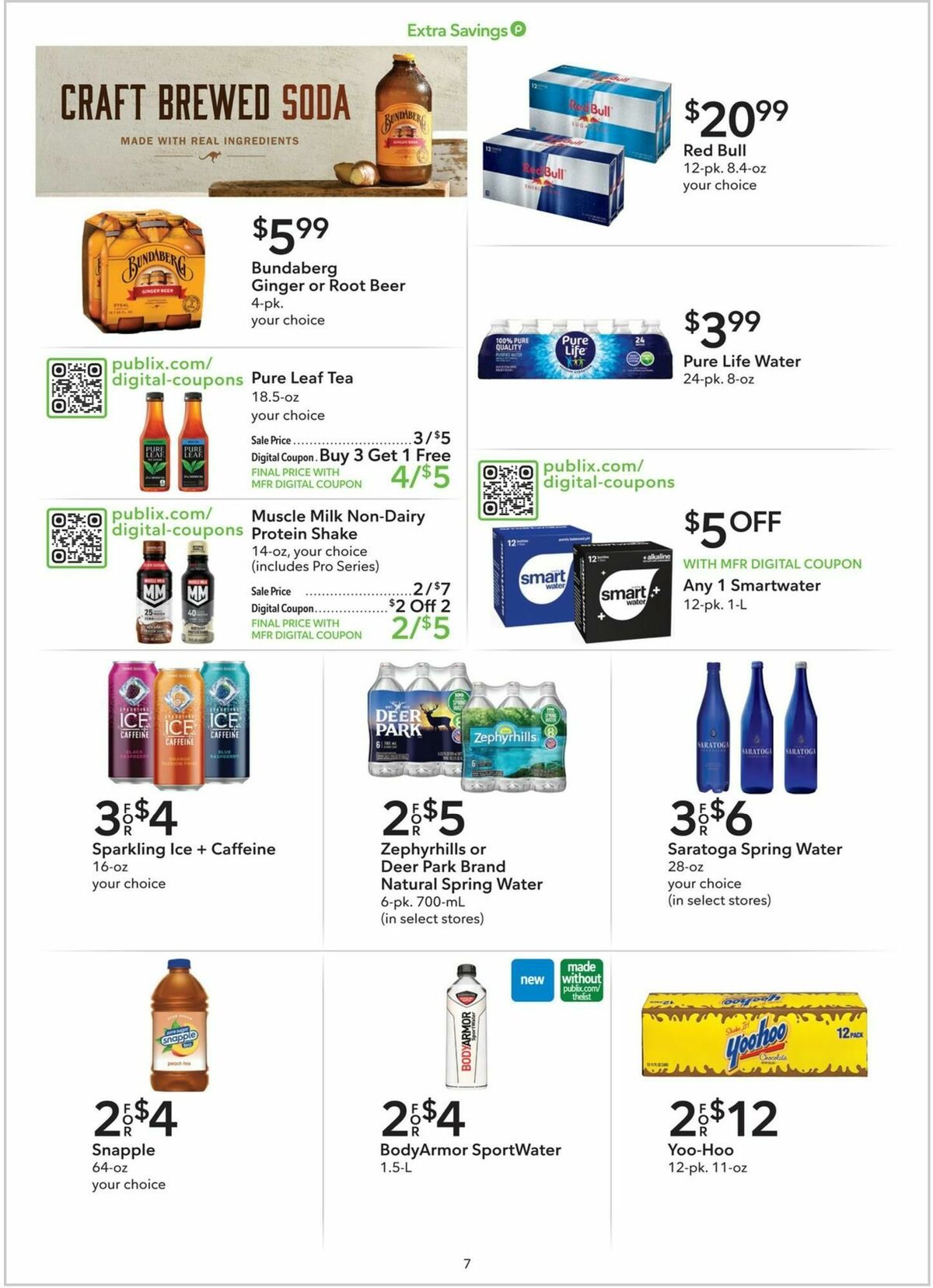 Publix Extra Savings Weekly Ad from November 18