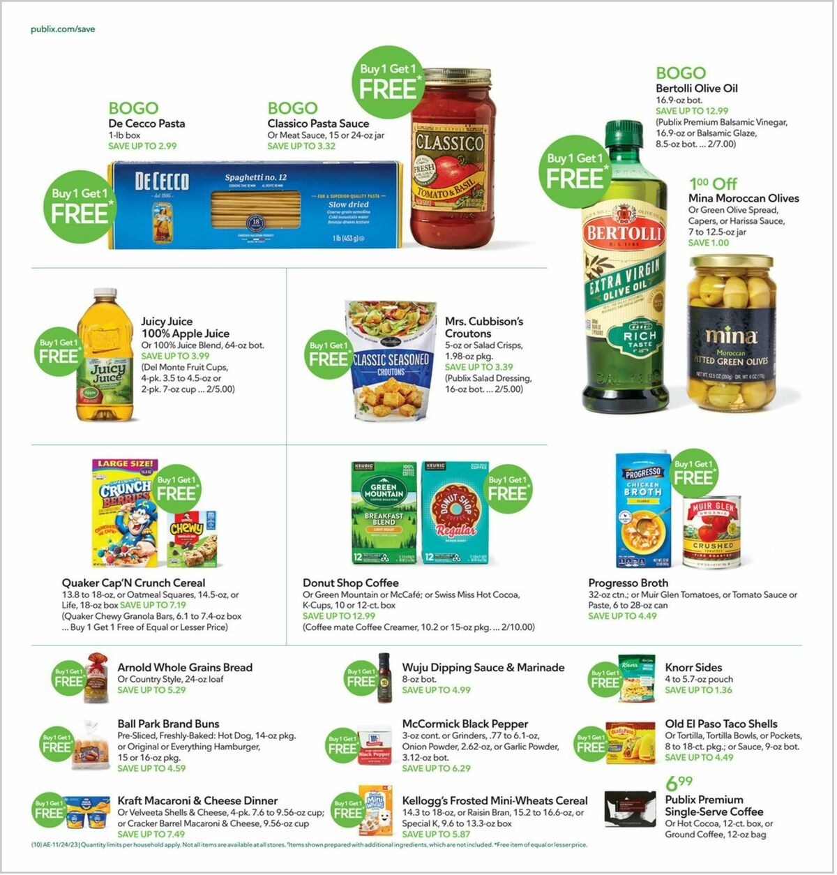 Publix Weekly Ad from November 24