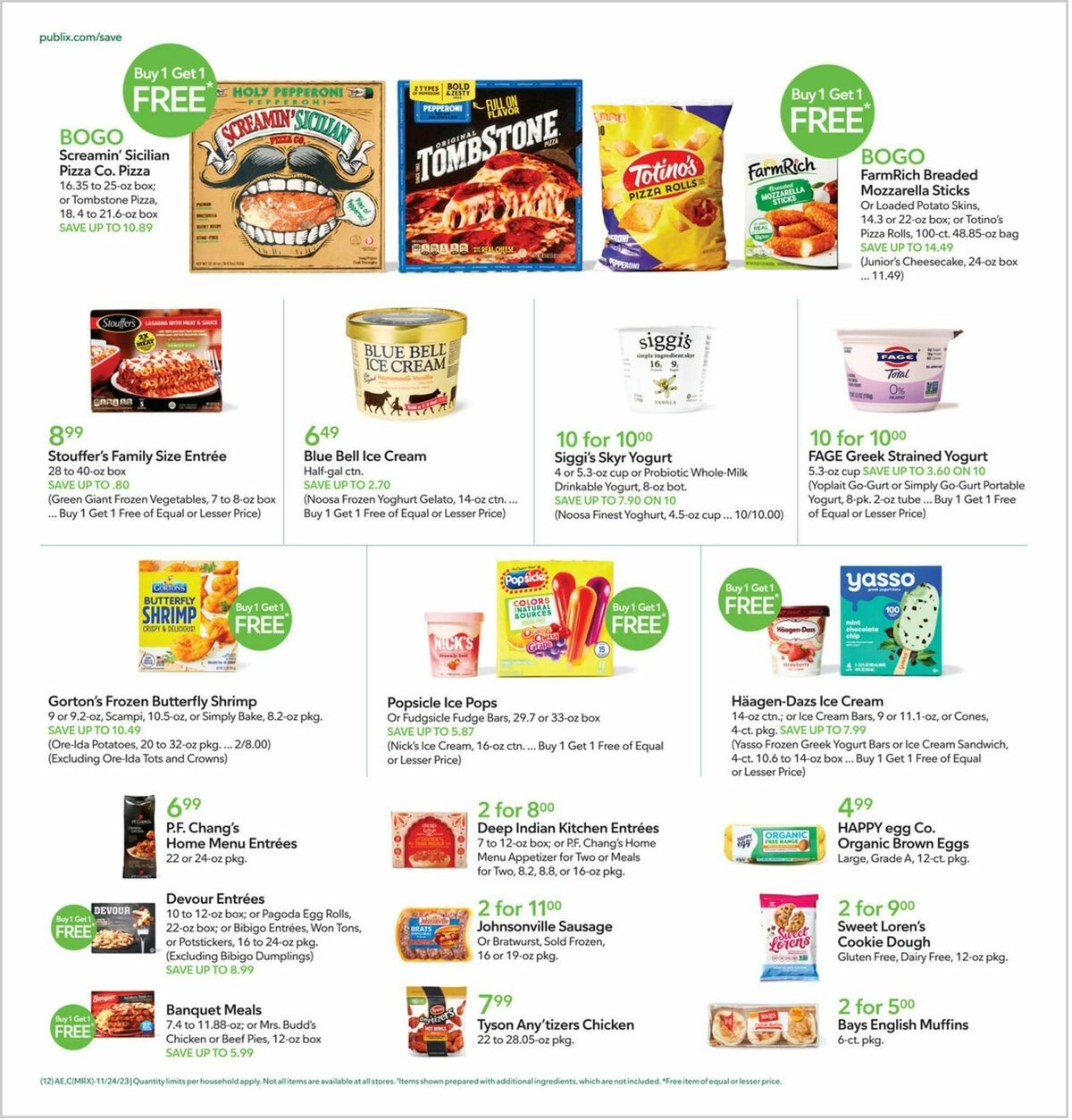 Publix Weekly Ad from November 24