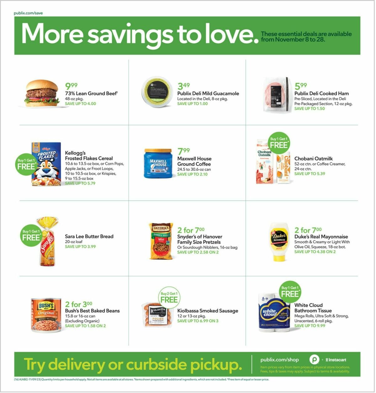 Publix Weekly Ad from November 24