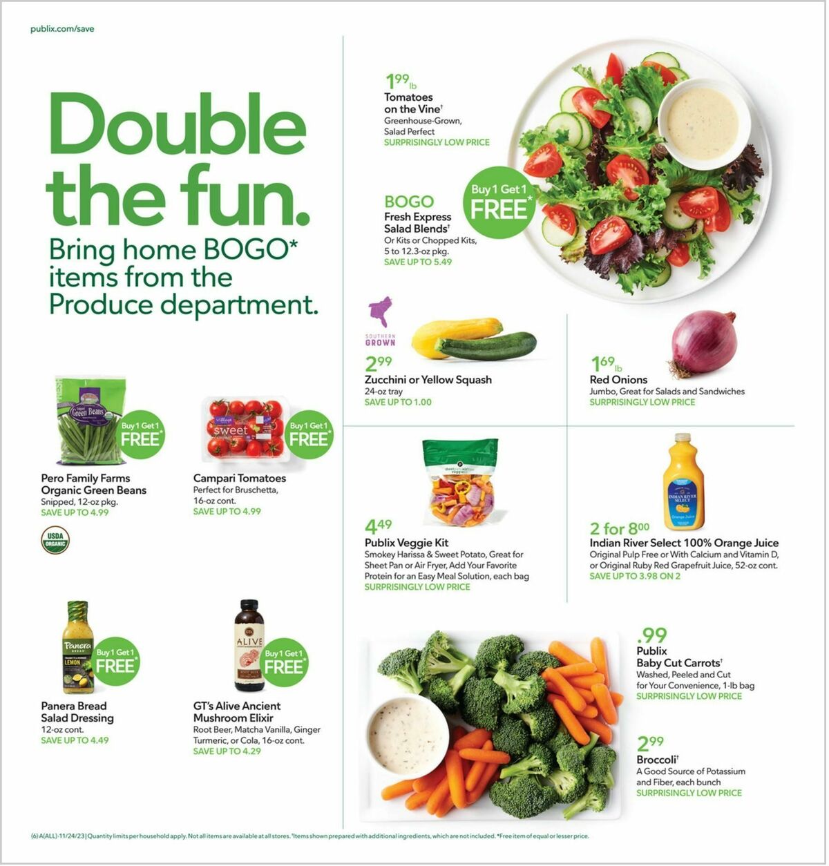 Publix Weekly Ad from November 24