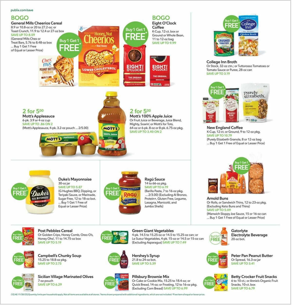 Publix Weekly Ad from November 29