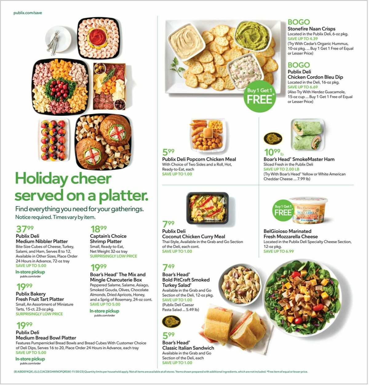 Publix Weekly Ad from November 29