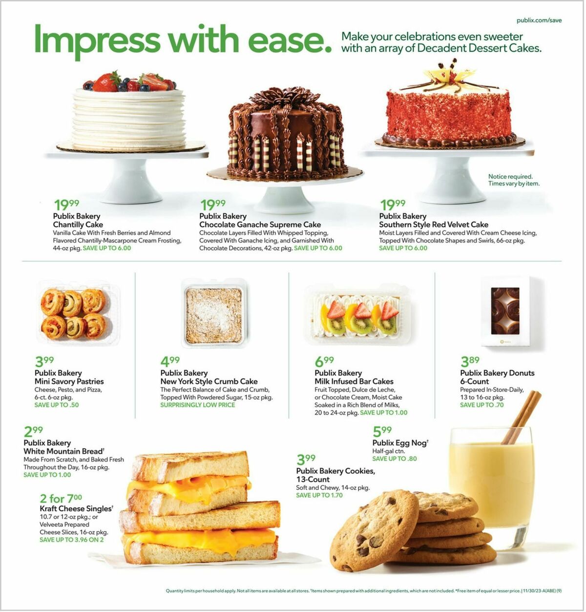 Publix Weekly Ad from November 29