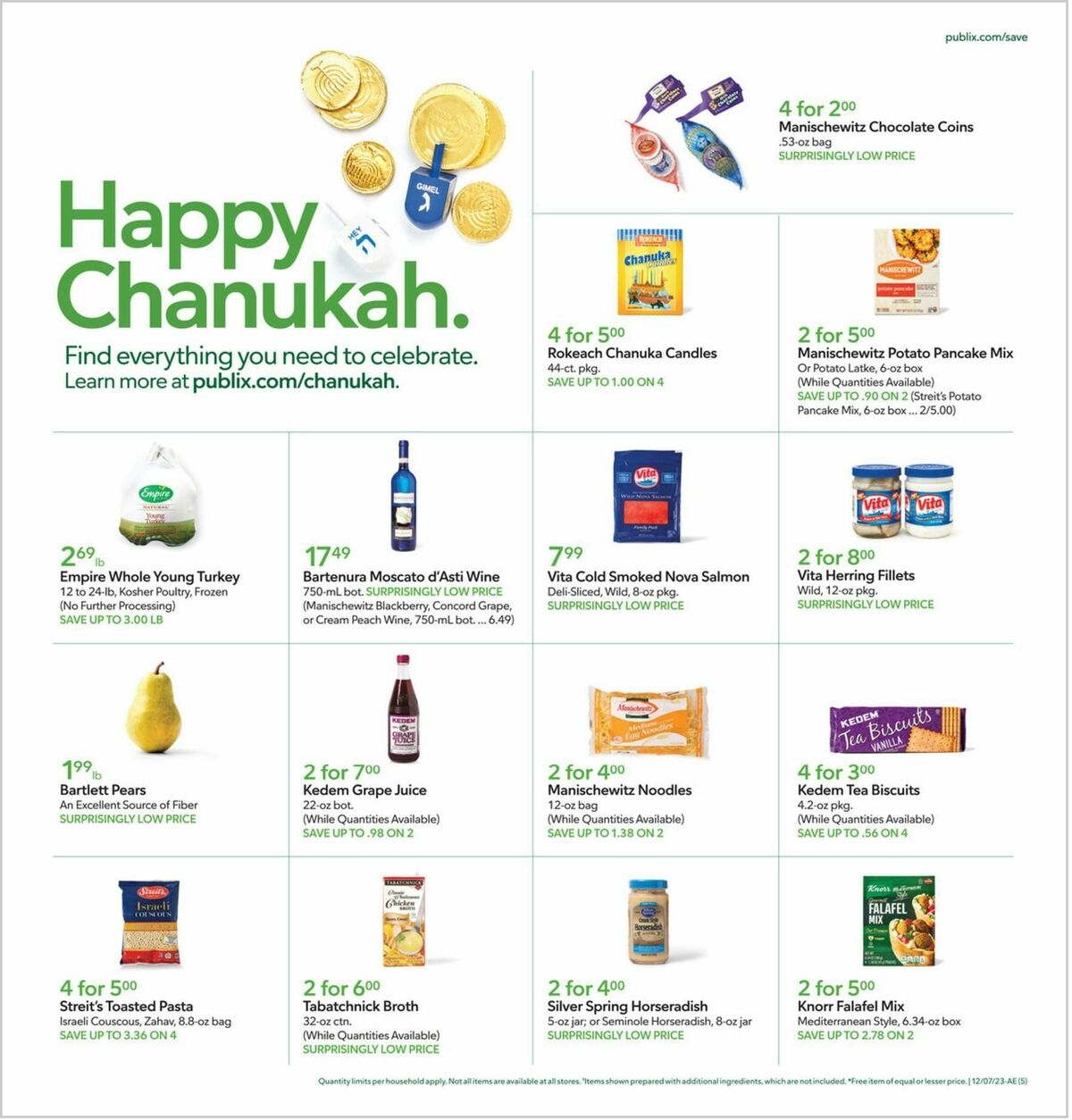 Publix Weekly Ad from December 6