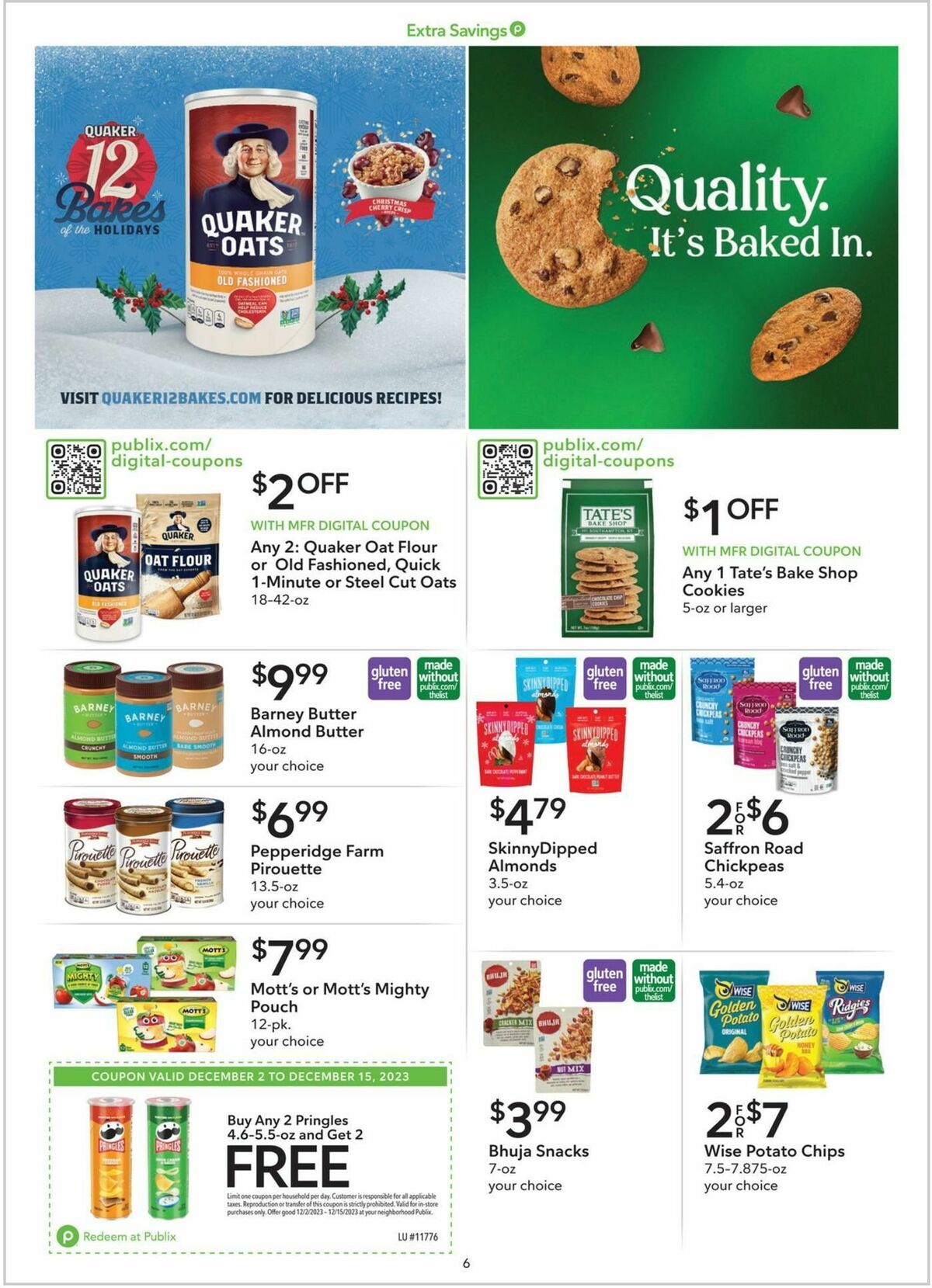 Publix Extra Savings Weekly Ad from December 2