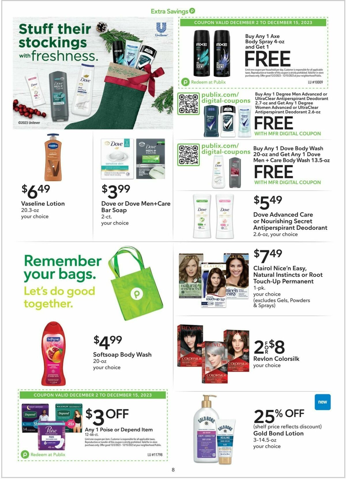 Publix Extra Savings Weekly Ad from December 2