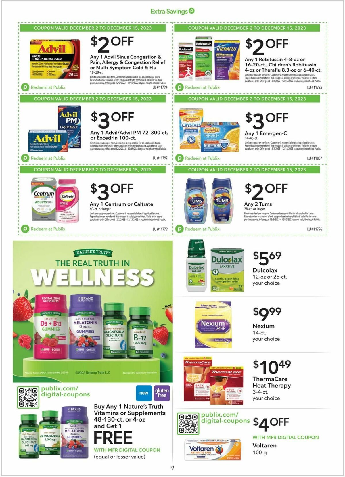 Publix Extra Savings Weekly Ad from December 2