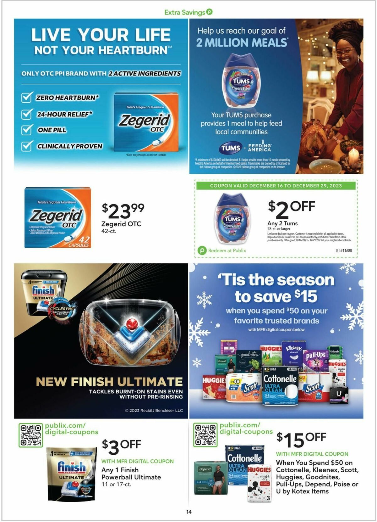 Publix Extra Savings Weekly Ad from December 16