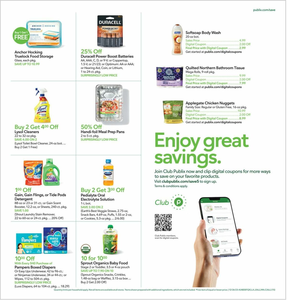 Publix Weekly Ad from December 26