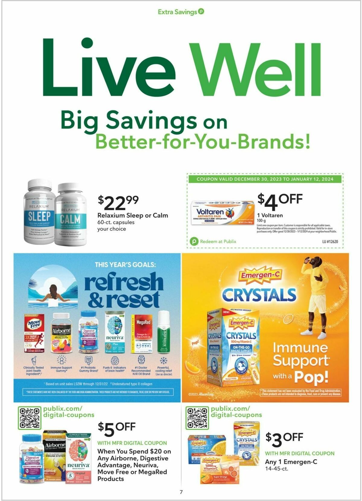 Publix Extra Savings Weekly Ad from December 30