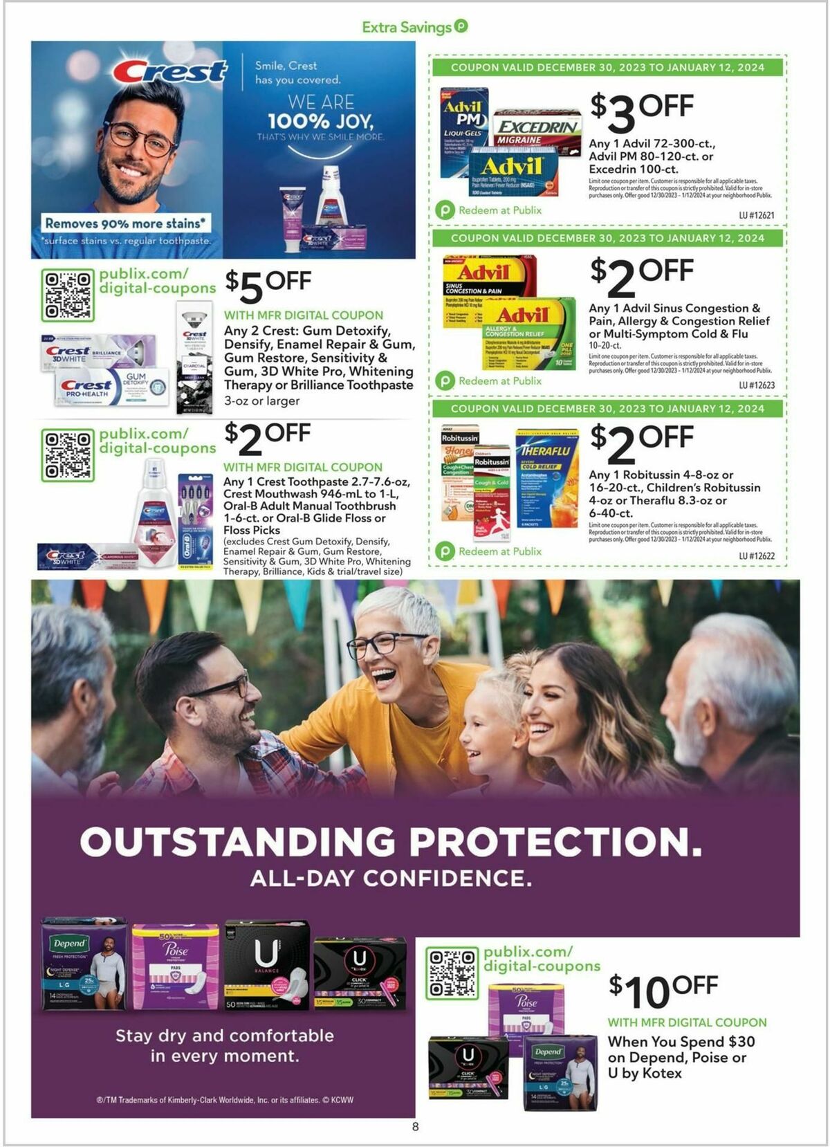 Publix Extra Savings Weekly Ad from December 30