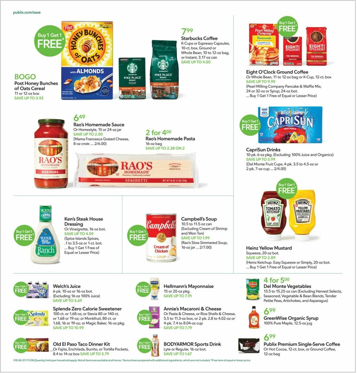 Publix Weekly Ad from January 10