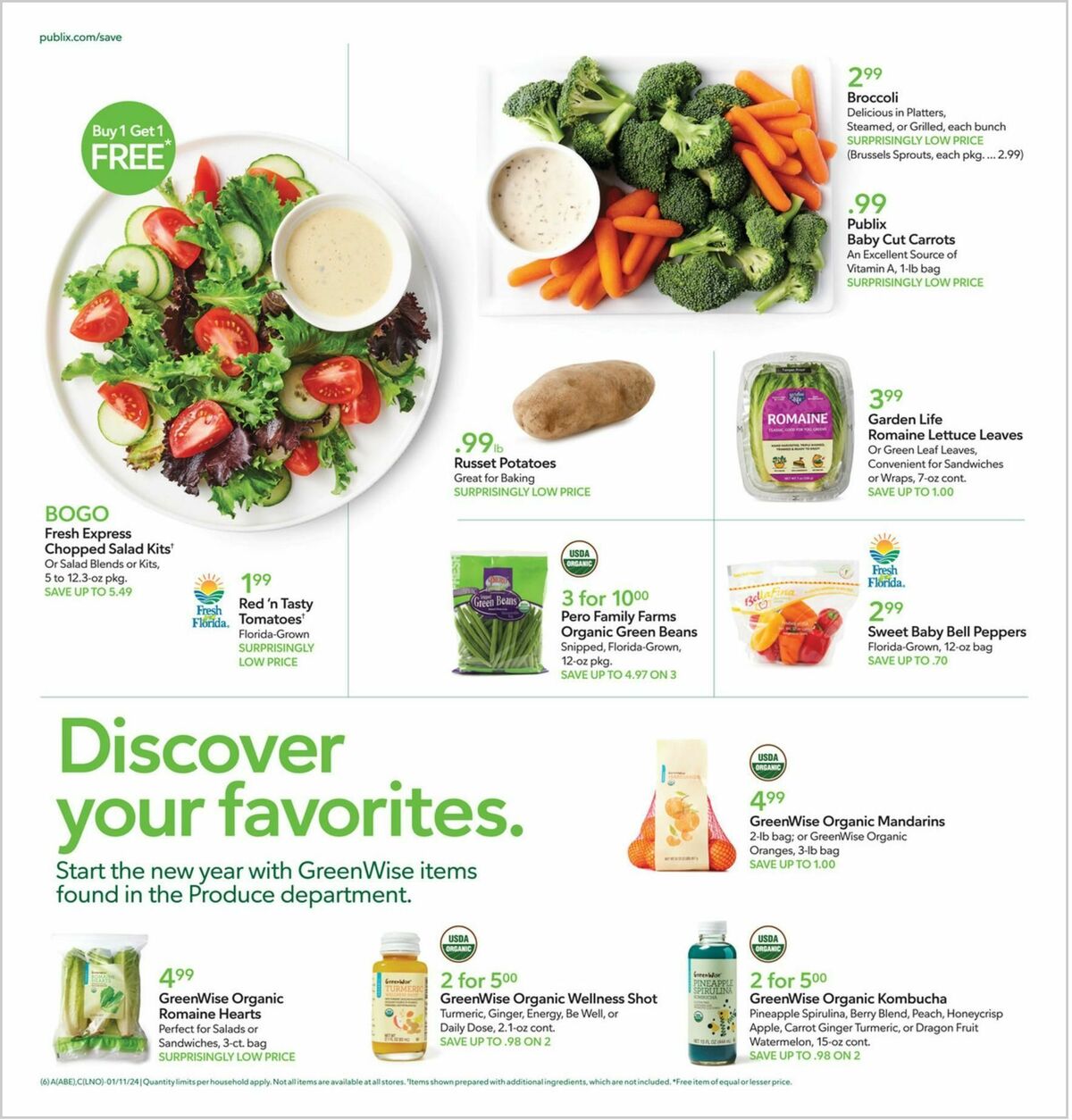 Publix Weekly Ad from January 10