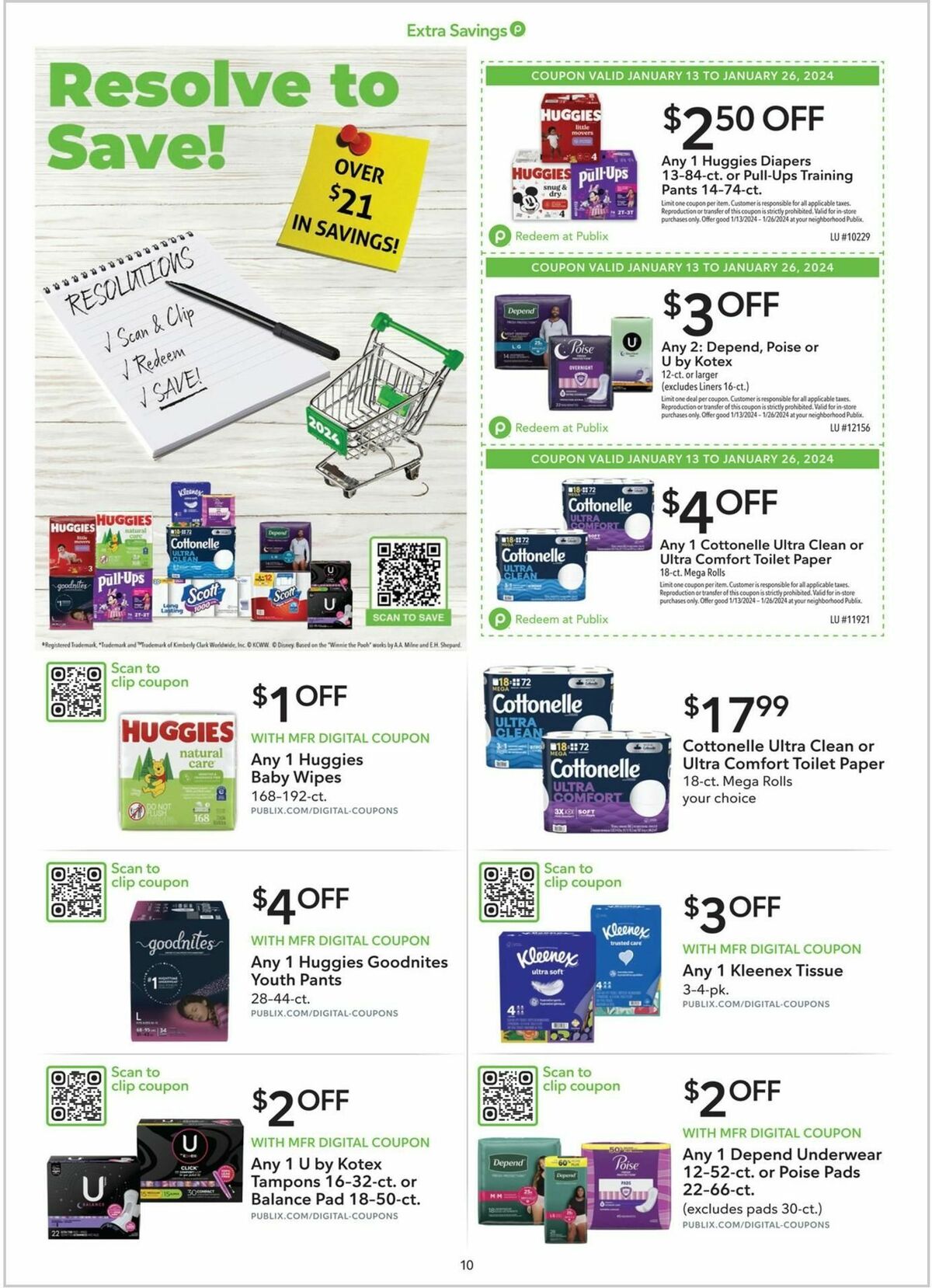 Publix Extra Savings Weekly Ad from January 13