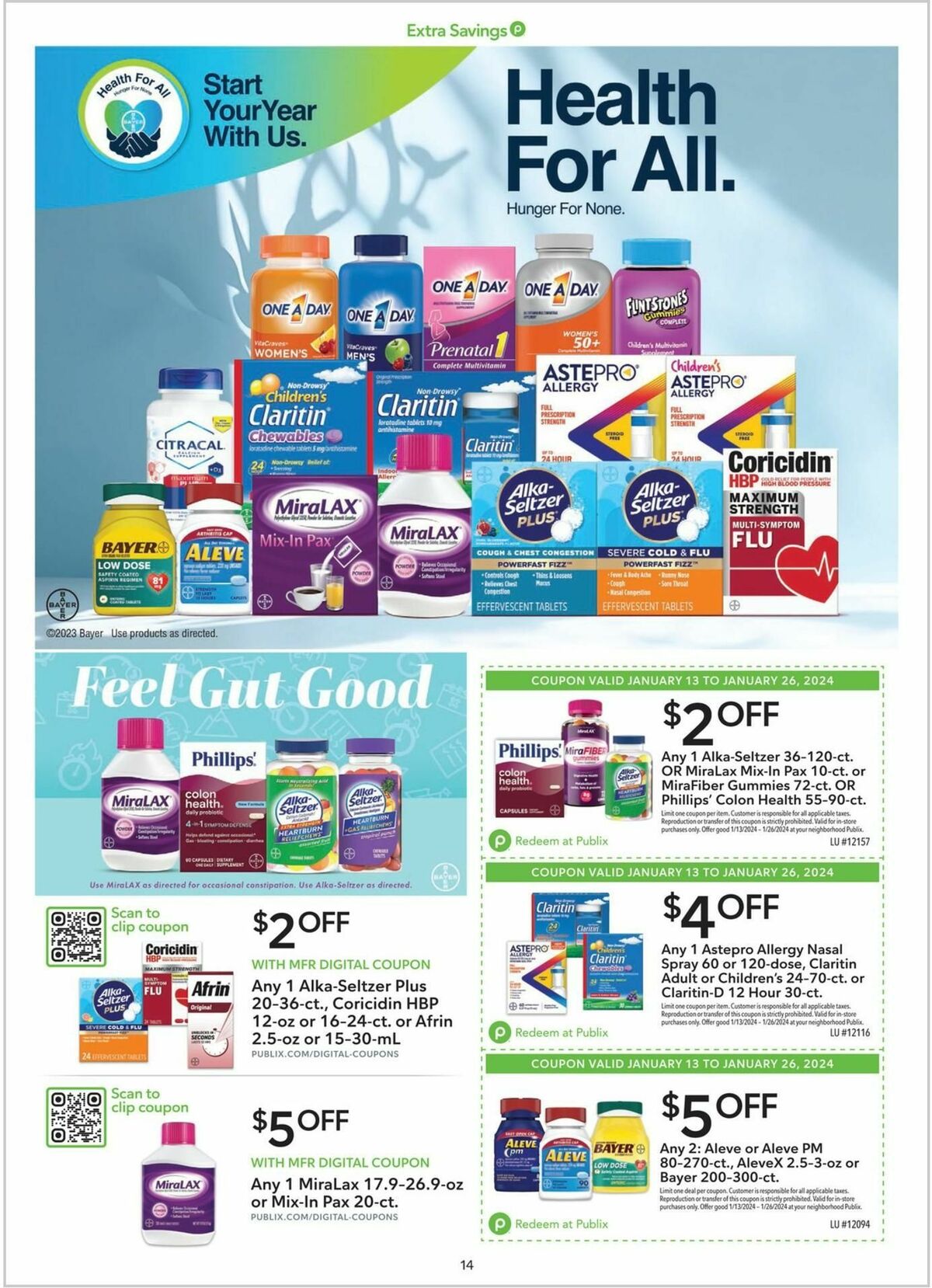 Publix Extra Savings Weekly Ad from January 13