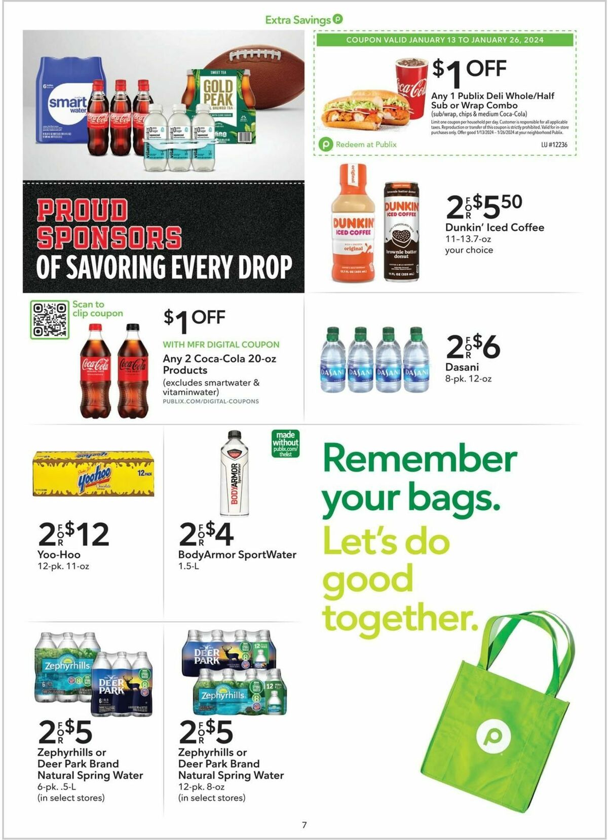 Publix Extra Savings Weekly Ad from January 13