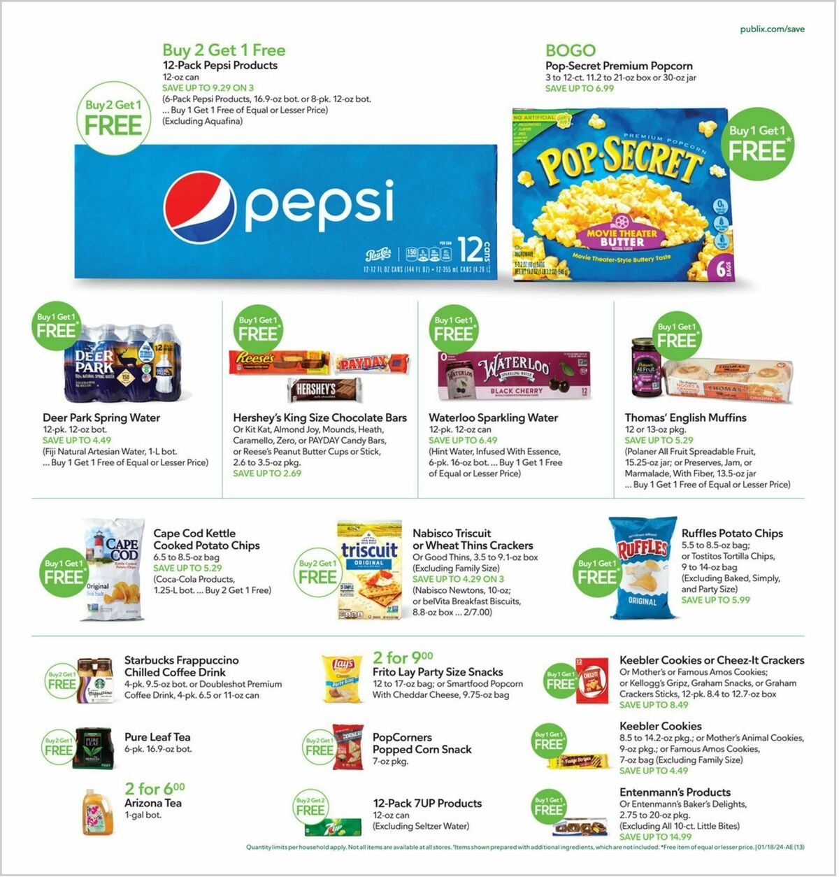 Publix Weekly Ad from January 17