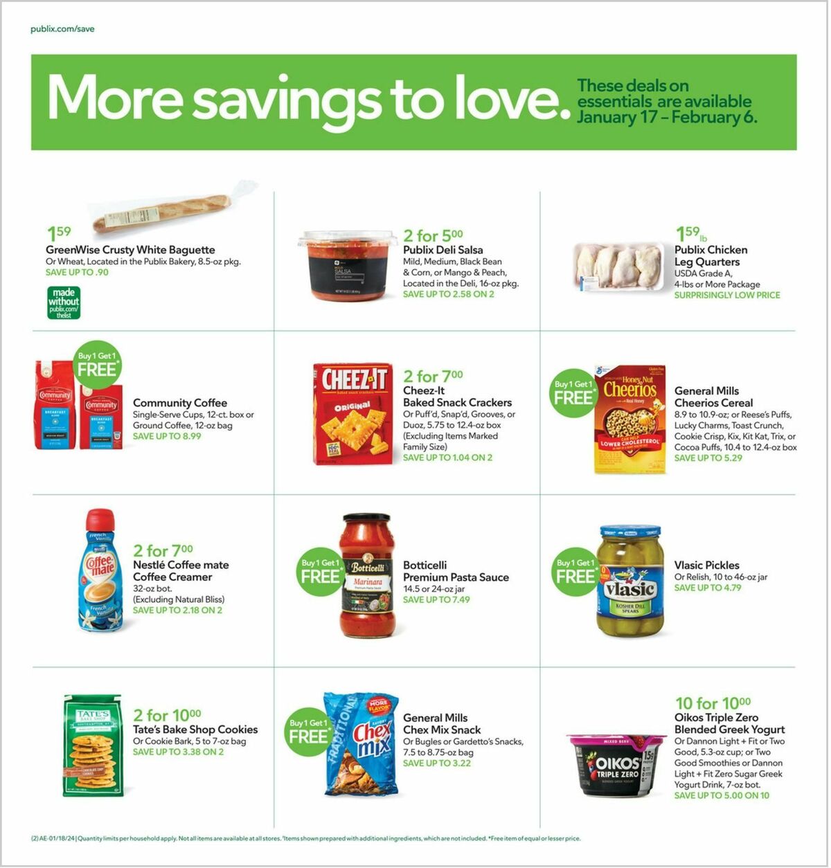 Publix Weekly Ad from January 17