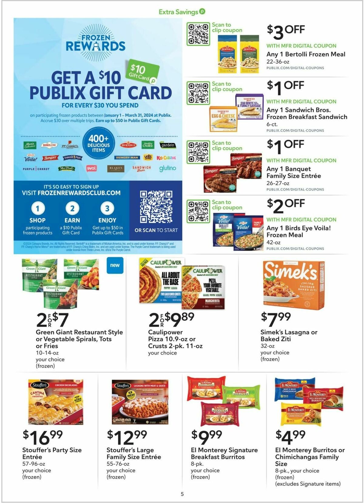 Publix Extra Savings Weekly Ad from January 27