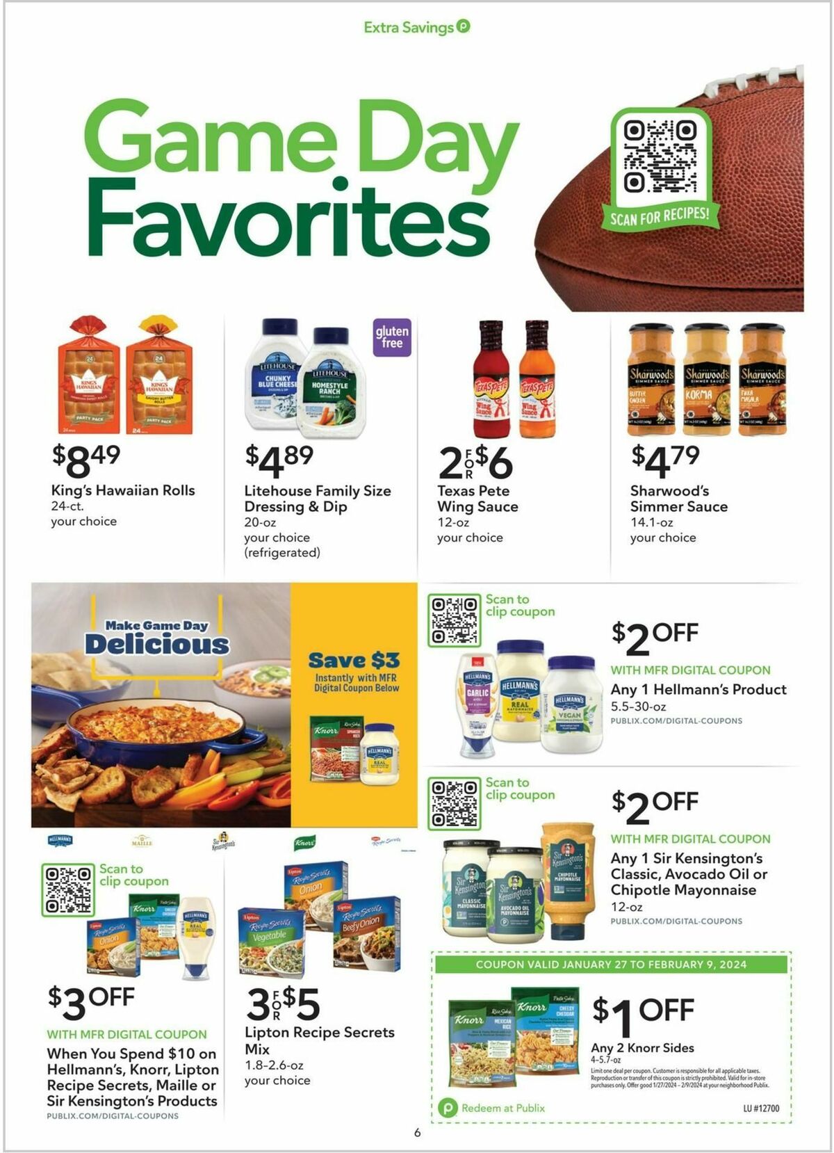 Publix Extra Savings Weekly Ad from January 27