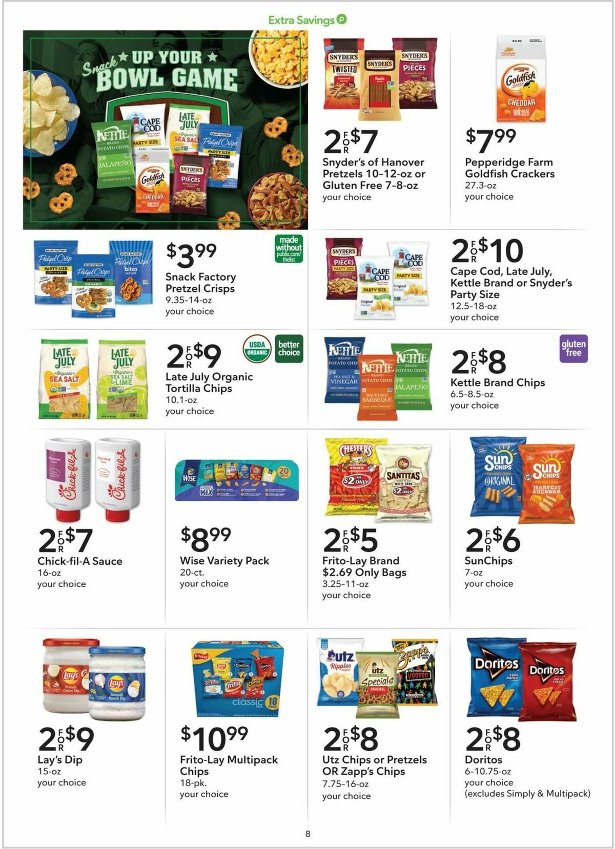 Publix Extra Savings Weekly Ad from January 27