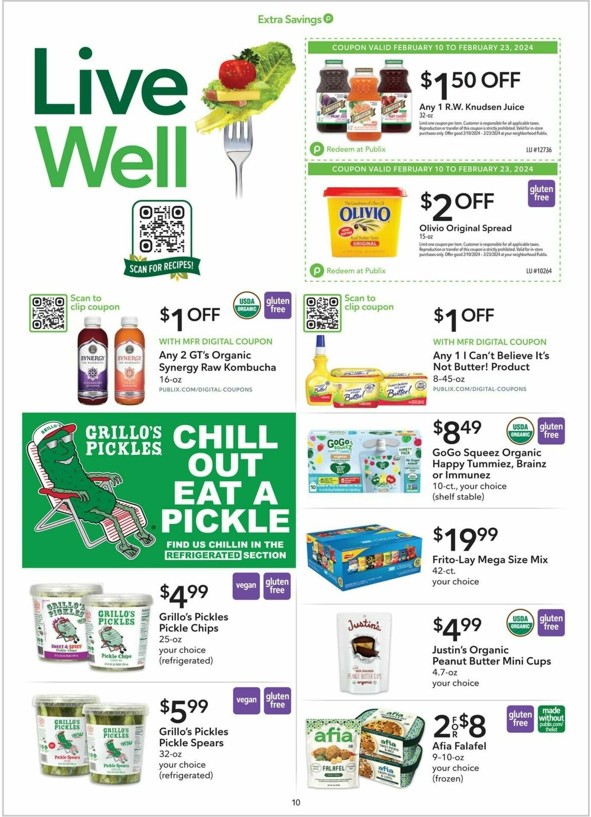 Publix Extra Savings Weekly Ad from February 10