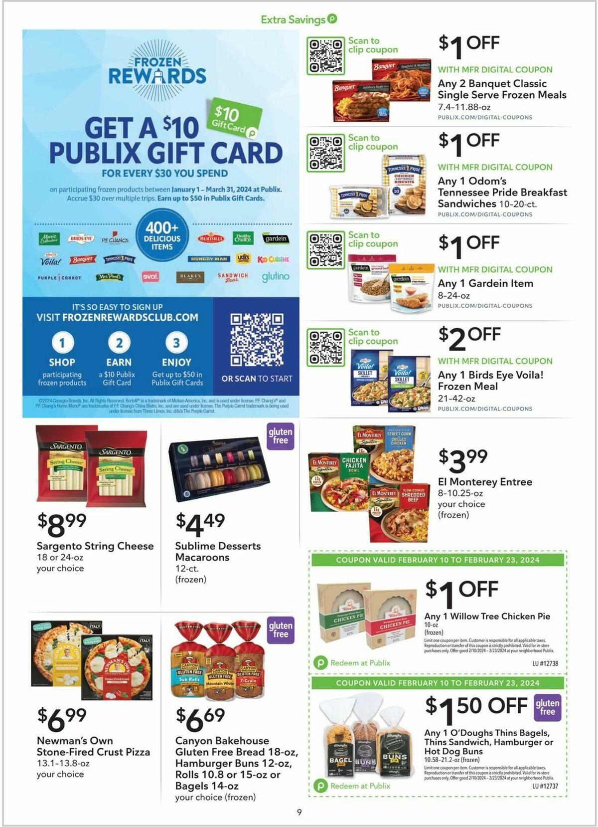 Publix Extra Savings Weekly Ad from February 10