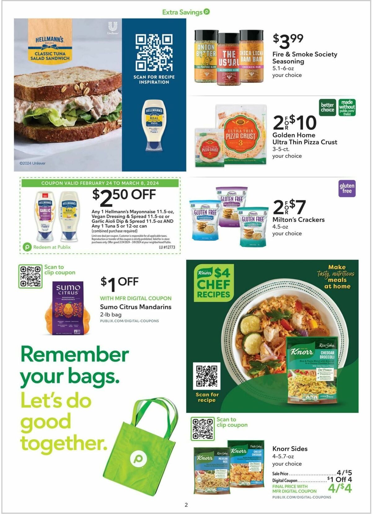 Publix Extra Savings Weekly Ad from February 24