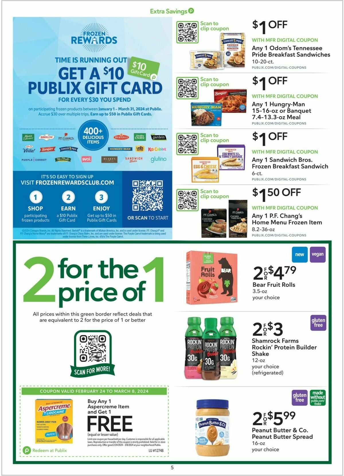 Publix Extra Savings Weekly Ad from February 24