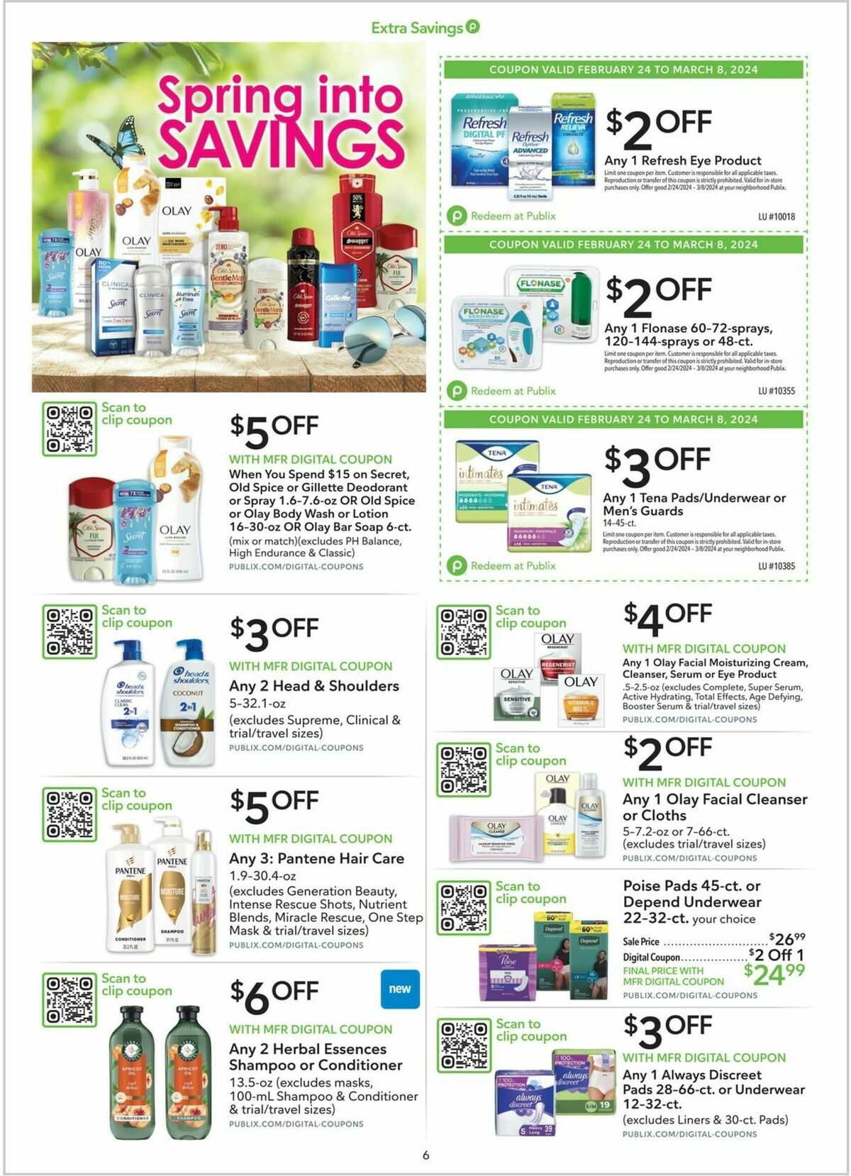 Publix Extra Savings Weekly Ad from February 24