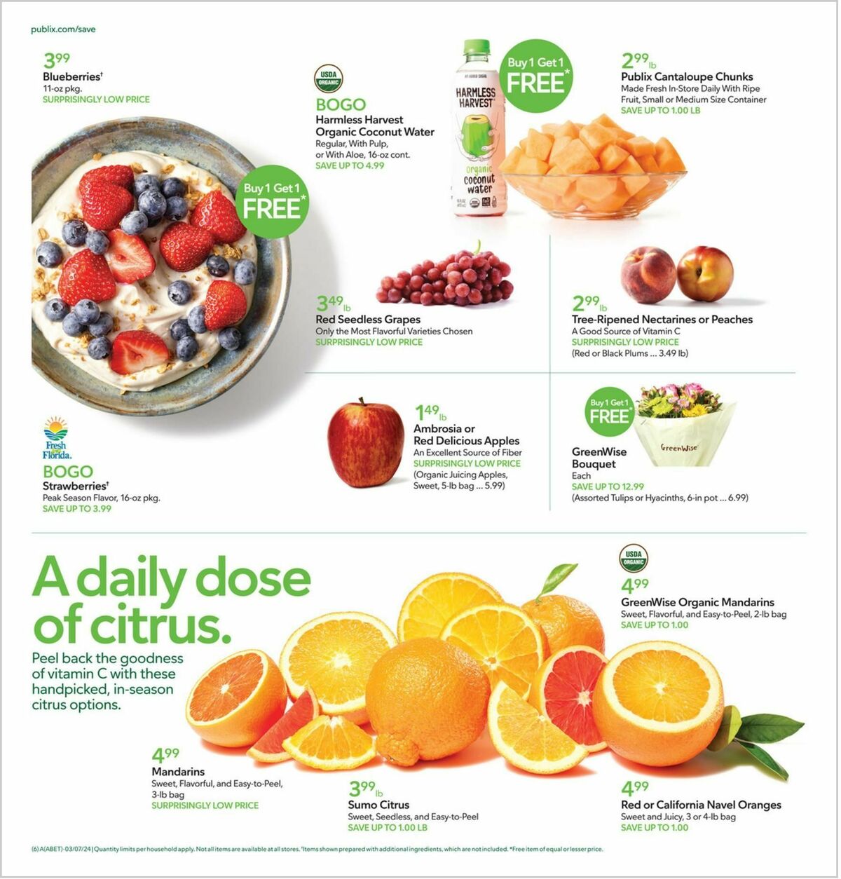 Publix Weekly Ad from March 6