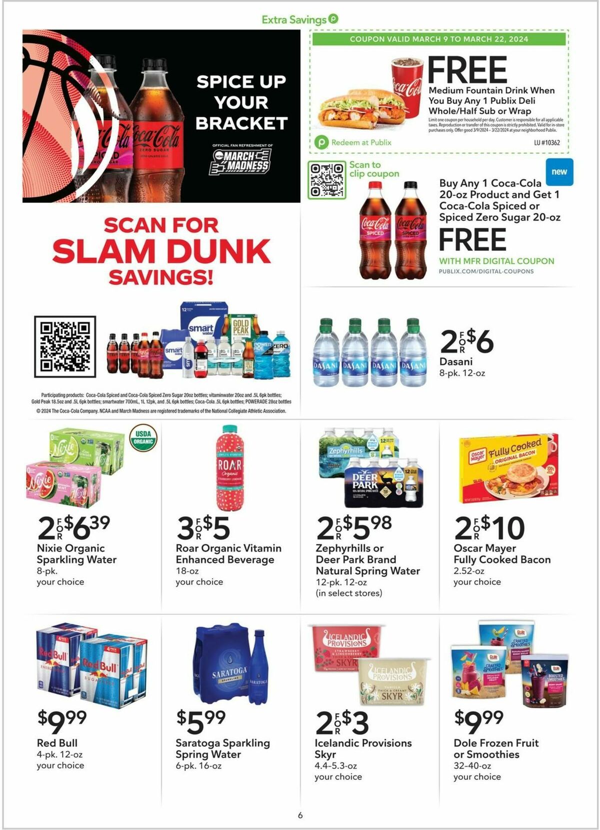 Publix Extra Savings Weekly Ad from March 9