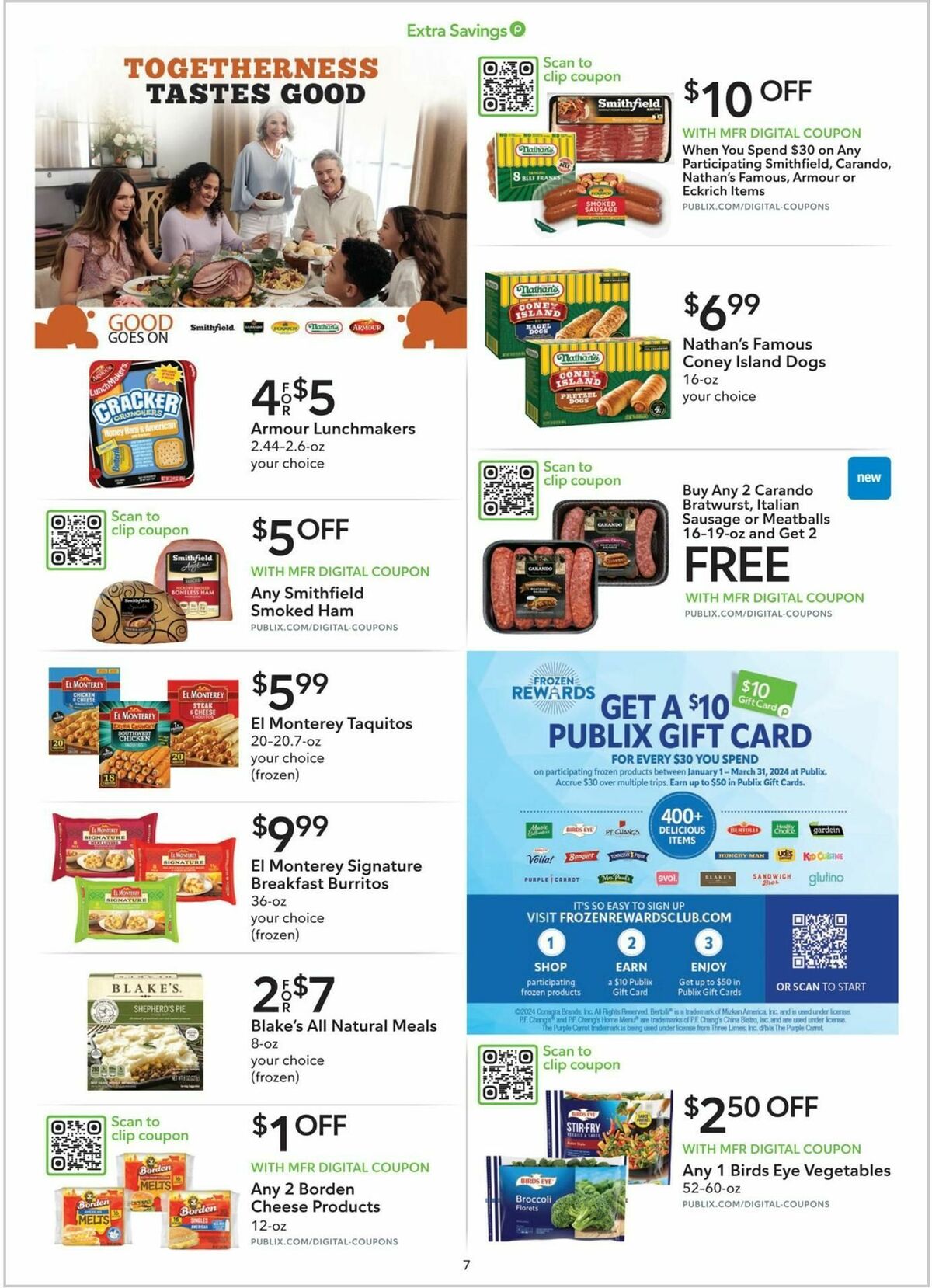 Publix Extra Savings Weekly Ad from March 9