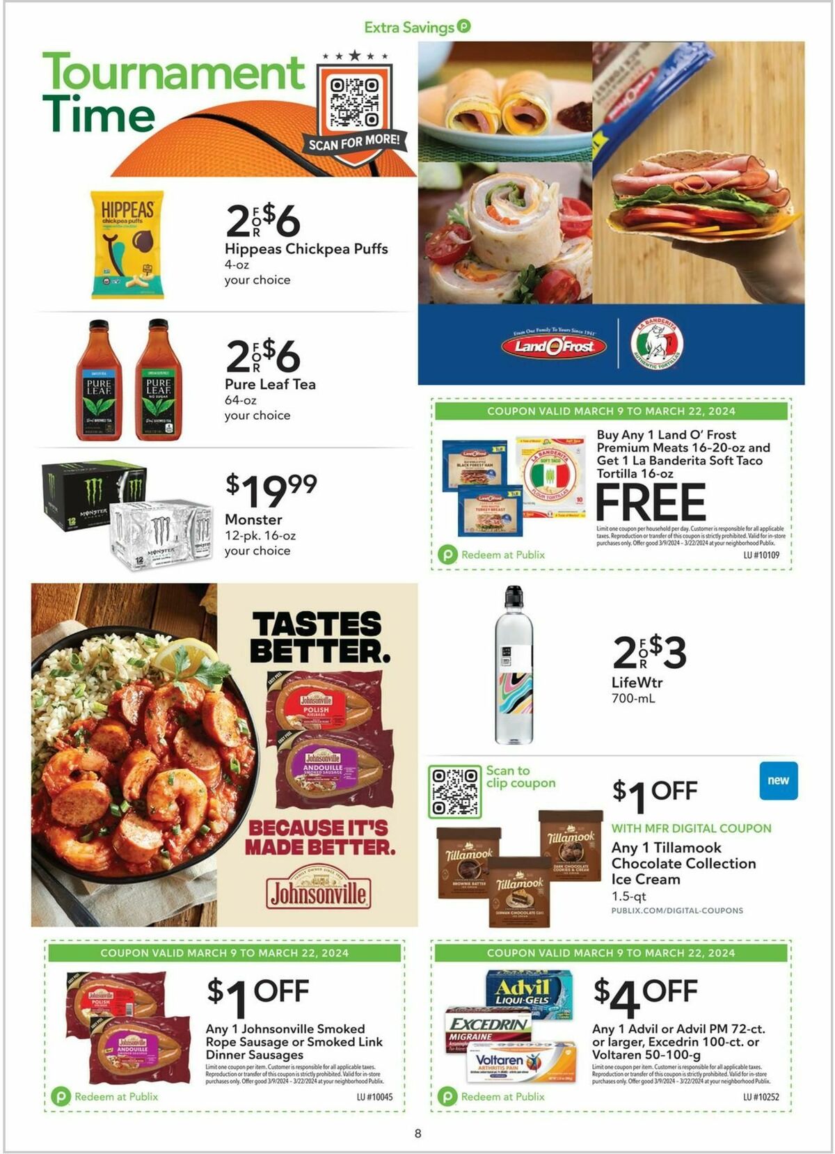 Publix Extra Savings Weekly Ad from March 9