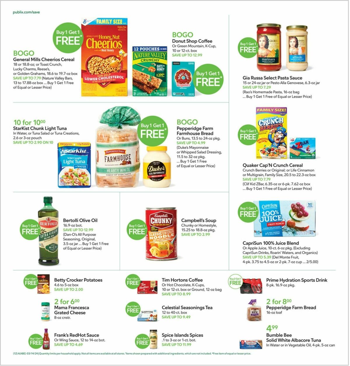 Publix Weekly Ad from March 13