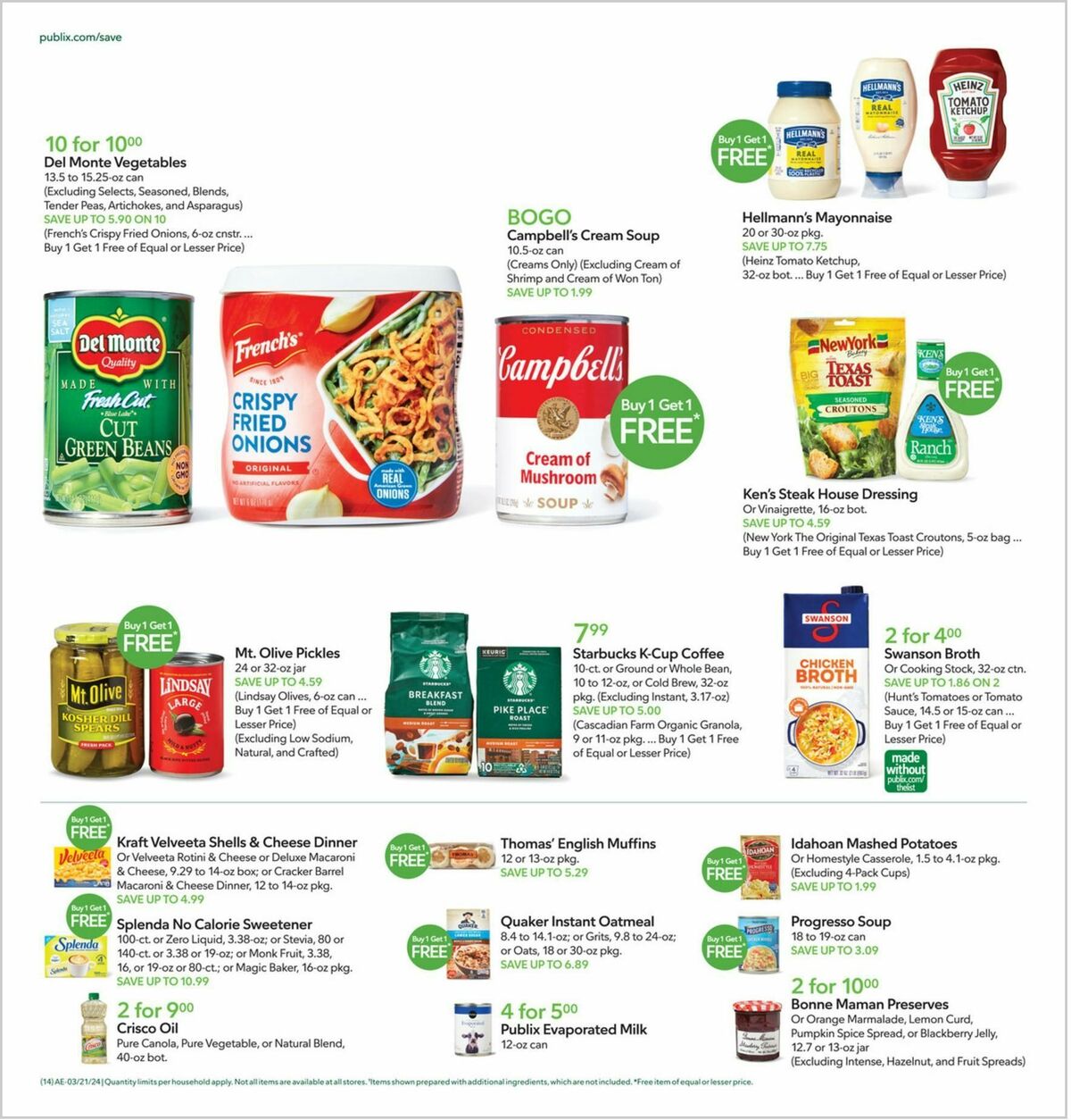 Publix Weekly Ad from March 20