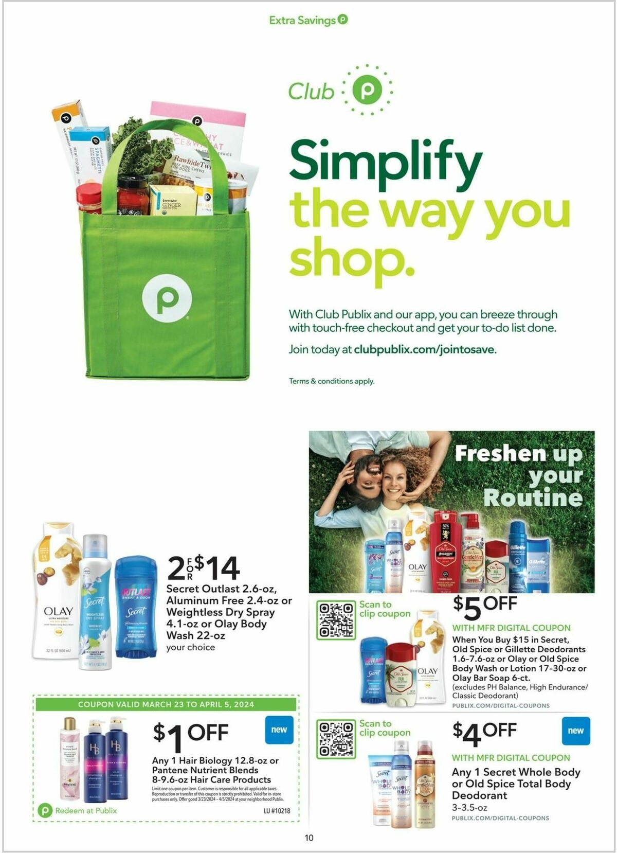 Publix Extra Savings Weekly Ad from March 23