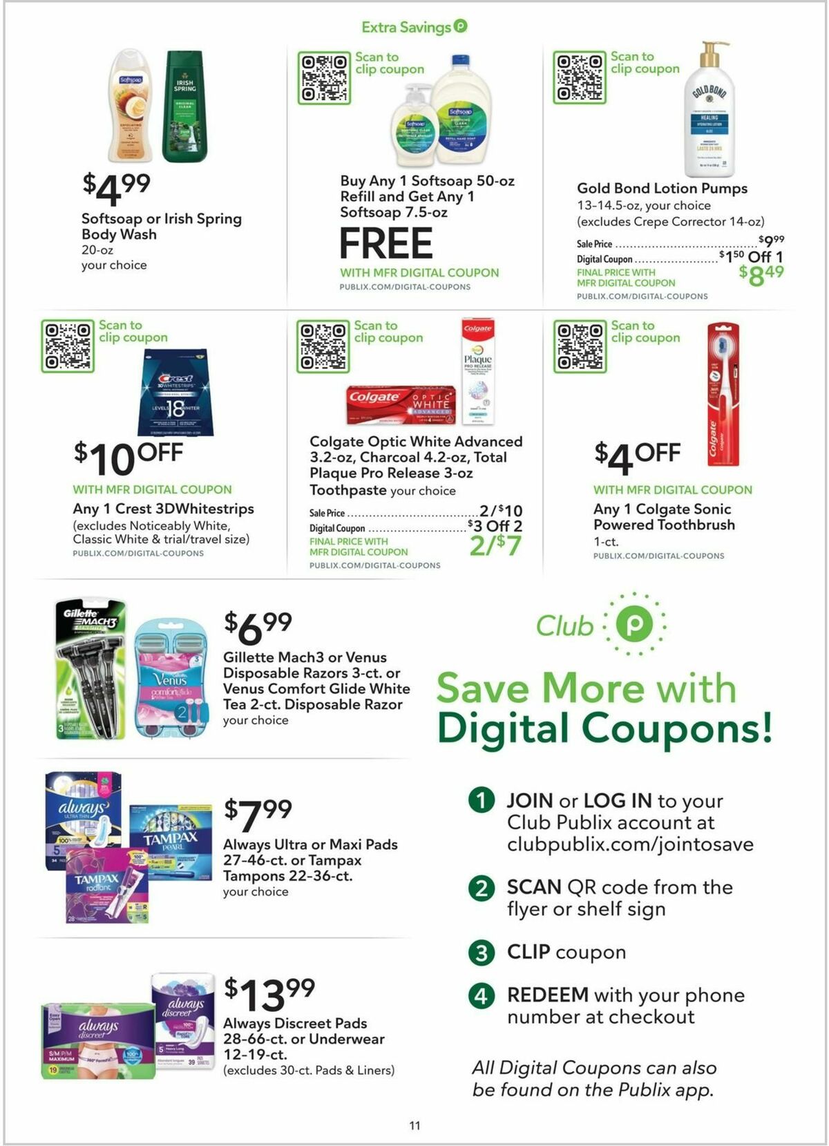 Publix Extra Savings Weekly Ad from March 23